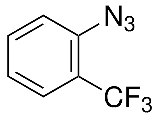 1-Azido-2-(trifluoromethyl)benzene solution ~0.5&#160;M in tert-butyl methyl ether, &#8805;95.0% (HPLC)