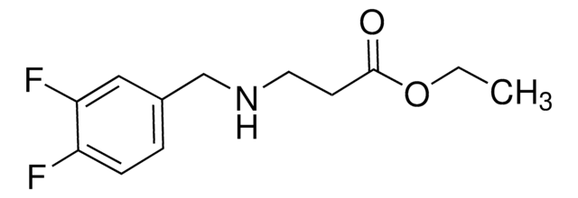 Ethyl 3-[(3,4-difluorobenzyl)amino]propanoate AldrichCPR