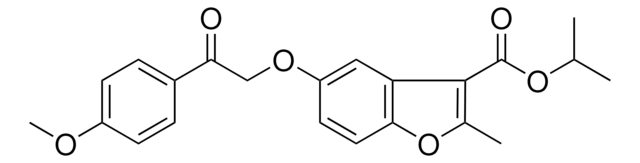 ISOPROPYL 5-(2-(4-METHOXYPHENYL)-2-OXOETHOXY)-2-ME-1-BENZOFURAN-3-CARBOXYLATE AldrichCPR