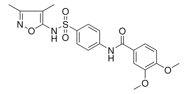 N-(4-(((3,4-DIMETHYL-5-ISOXAZOLYL)AMINO)SULFONYL)PHENYL)-3,4-DIMETHOXYBENZAMIDE AldrichCPR