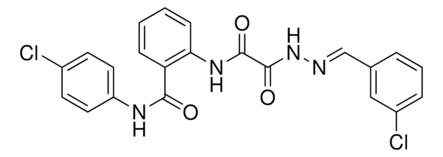 2-(((2-(3-CHLOROBENZYLIDENE)HYDRAZINO)(OXO)AC)AMINO)-N-(4-CHLOROPHENYL)BENZAMIDE AldrichCPR