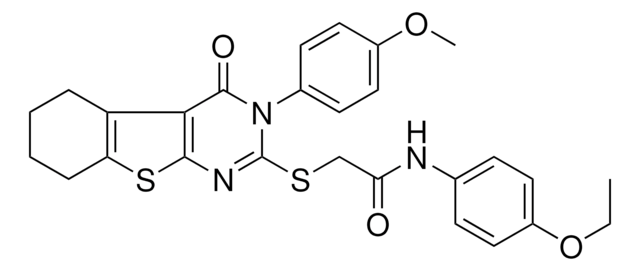 N-(4-ETHOXYPHENYL)-2-{[3-(4-METHOXYPHENYL)-4-OXO-3,4,5,6,7,8-HEXAHYDRO[1]BENZOTHIENO[2,3-D]PYRIMIDIN-2-YL]SULFANYL}ACETAMIDE AldrichCPR