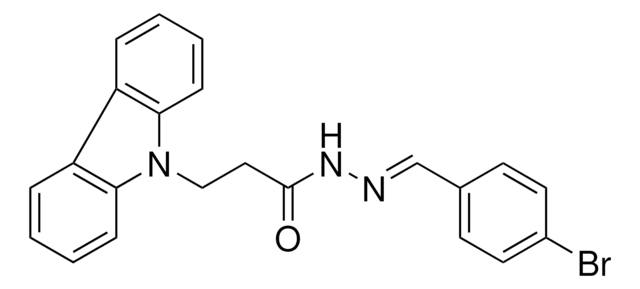 3-CARBAZOL-9-YL-PROPIONIC ACID (4-BROMO-BENZYLIDENE)-HYDRAZIDE AldrichCPR