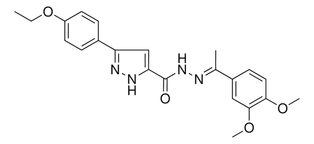 N'-[(E)-1-(3,4-DIMETHOXYPHENYL)ETHYLIDENE]-3-(4-ETHOXYPHENYL)-1H-PYRAZOLE-5-CARBOHYDRAZIDE AldrichCPR