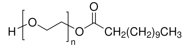 Poly(ethylene glycol) monolaurate average Mn ~400