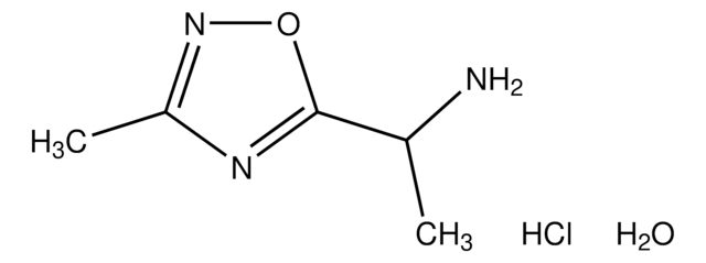 [1-(3-Methyl-1,2,4-oxadiazol-5-yl)ethyl]amine hydrochloride hydrate AldrichCPR