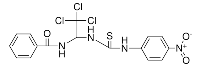 N-(2,2,2-TRICHLORO-1-(3-(4-NITRO-PHENYL)-THIOUREIDO)-ETHYL)-BENZAMIDE AldrichCPR