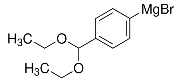 4-(Benzaldehyde diethylacetal)magnesium bromide solution 1&#160;M in THF