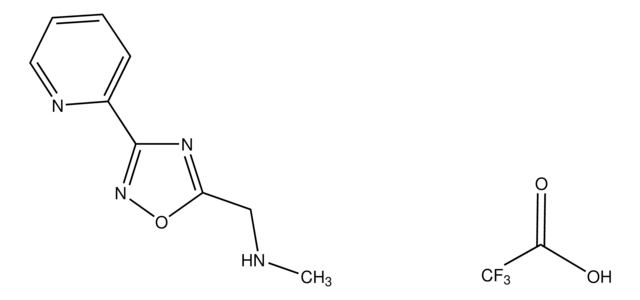 N-Methyl-1-(3-pyridin-2-yl-1,2,4-oxadiazol-5-yl)methanamine trifluoroacetate AldrichCPR