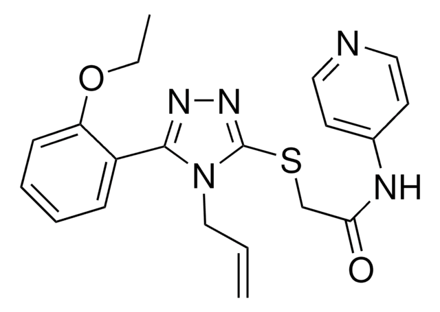 2-{[4-ALLYL-5-(2-ETHOXYPHENYL)-4H-1,2,4-TRIAZOL-3-YL]SULFANYL}-N-(4-PYRIDINYL)ACETAMIDE AldrichCPR