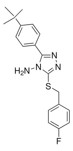 3-(4-ETHYLPHENYL)-5-[(4-FLUOROBENZYL)SULFANYL]-4H-1,2,4-TRIAZOL-4-AMINE COMPOUND WITH PROPANE AldrichCPR