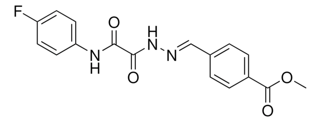 METHYL 4-(2-((4-FLUOROANILINO)(OXO)ACETYL)CARBOHYDRAZONOYL)BENZOATE AldrichCPR