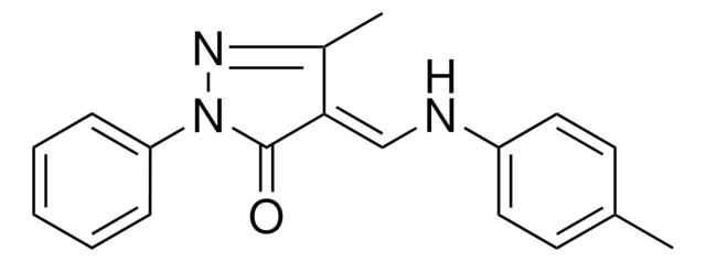 5-METHYL-2-PHENYL-4-(P-TOLYLAMINO-METHYLENE)-2,4-DIHYDRO-PYRAZOL-3-ONE AldrichCPR