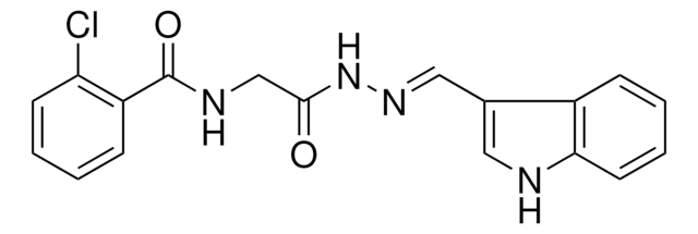 2-CHLORO-N-(2-(2-(1H-INDOL-3-YLMETHYLENE)HYDRAZINO)-2-OXOETHYL)BENZAMIDE AldrichCPR