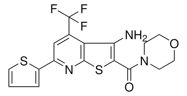 2-(4-MORPHOLINYLCARBONYL)-6-(2-THIENYL)-4-(TRIFLUOROMETHYL)THIENO[2,3-B]PYRIDIN-3-YLAMINE AldrichCPR