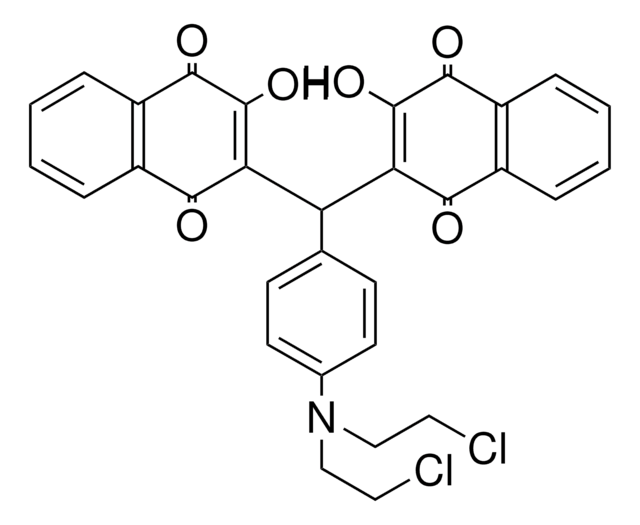 Q107 3,3'-(4-(BIS(2-CHLOROETHYL)AMINO)BENZYLIDENE)BIS(2-OH-1,4-NAPHTHOQUINONE) AldrichCPR