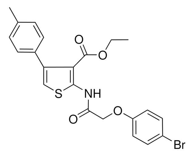 ET 2-(((4-BROMOPHENOXY)ACETYL)AMINO)-4-(4-METHYLPHENYL)-3-THIOPHENECARBOXYLATE AldrichCPR