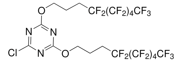 2-Chloro-4,6-bis[3-(perfluorohexyl)propyloxy]-1,3,5-triazine 98% (H-NMR)