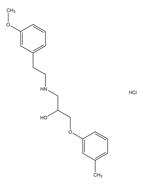 1-{[2-(3-methoxyphenyl)ethyl]amino}-3-(3-methylphenoxy)-2-propanol hydrochloride AldrichCPR