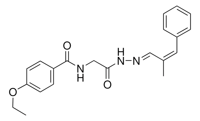 4-ETHOXY-N-(2-(2-(2-ME-3-PHENYL-2-PROPENYLIDENE)HYDRAZINO)-2-OXOETHYL)BENZAMIDE AldrichCPR