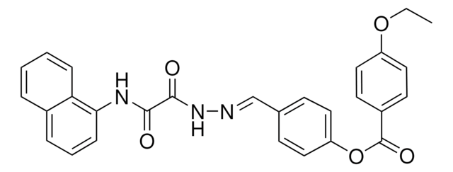 4-(2-((1-NAPHTHYLAMINO)(OXO)ACETYL)CARBOHYDRAZONOYL)PHENYL 4-ETHOXYBENZOATE AldrichCPR