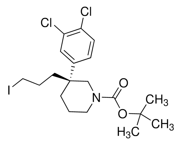 tert-Butyl (S)-3-(3,4-dichlorophenyl)-3-(3-iodopropyl)piperidine-1-carboxylate AldrichCPR