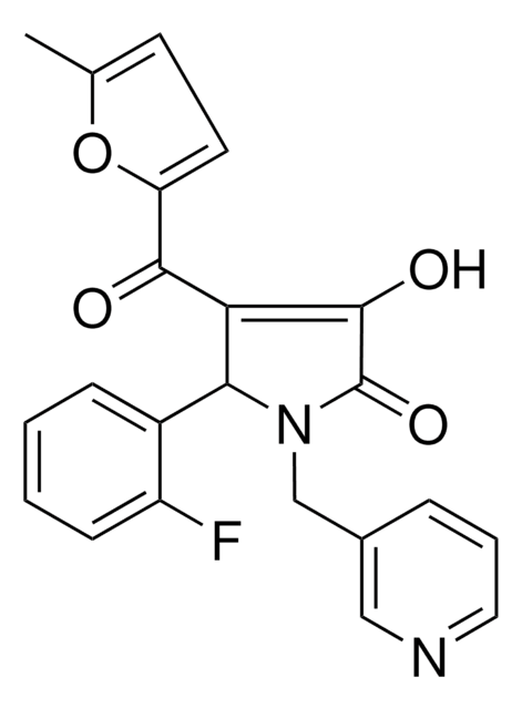 5-(2-FLUOROPHENYL)-3-HYDROXY-4-(5-METHYL-2-FUROYL)-1-(3-PYRIDINYLMETHYL)-1,5-DIHYDRO-2H-PYRROL-2-ONE AldrichCPR