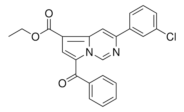 ETHYL 7-BENZOYL-3-(3-CHLOROPHENYL)PYRROLO(1,2-C)PYRIMIDINE-5-CARBOXYLATE AldrichCPR