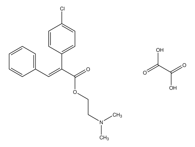 2-(dimethylamino)ethyl (2E)-2-(4-chlorophenyl)-3-phenyl-2-propenoate oxalate AldrichCPR