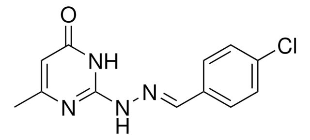 4-CHLOROBENZALDEHYDE (4-METHYL-6-OXO-1,6-DIHYDRO-2-PYRIMIDINYL)HYDRAZONE AldrichCPR