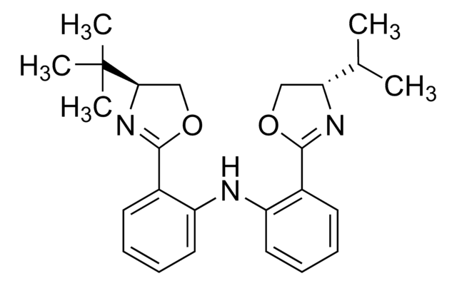 2-[(4S)-4,5-Dihydro-4-(1-methylethyl)-2-oxazolyl]-N-{2-[(4S)-4-(1,1-dimethylethyl)-4,5-dihydro-2-oxazolyl]phenyl}benzenamine 95%