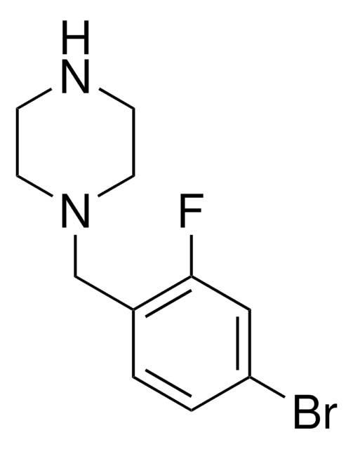 1-(4-Bromo-2-fluorobenzyl)piperazine 96%