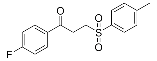 1-(4-FLUOROPHENYL)-3-((4-METHYLPHENYL)SULFONYL)-1-PROPANONE AldrichCPR