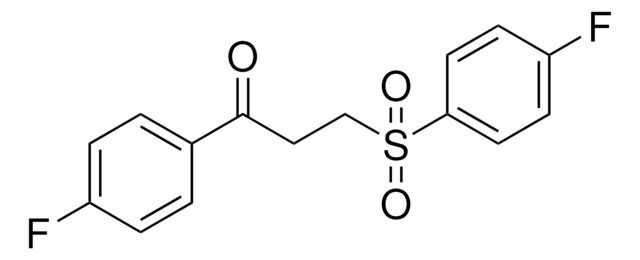 1-(4-FLUOROPHENYL)-3-((4-FLUOROPHENYL)SULFONYL)-1-PROPANONE AldrichCPR