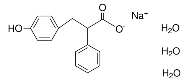 4-HYDROXY-ALPHA-PHENYLHYDROCINNAMIC ACID, SODIUM SALT TRIHYDRATE AldrichCPR