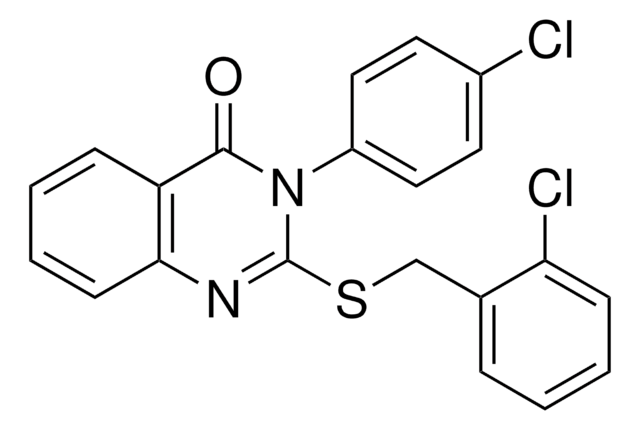 2-((2-CHLOROBENZYL)THIO)-3-(4-CHLOROPHENYL)-4(3H)-QUINAZOLINONE AldrichCPR