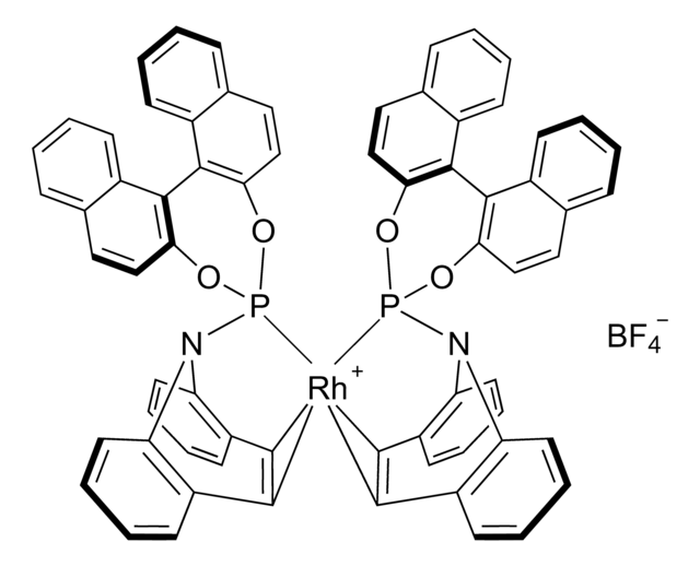 Bis[(10,11-&#951;)-5-[(11bS)-dinaphtho[2,1-d:1&#8242;,2&#8242;-f][1,3,2]dioxaphosphepin-4-yl- &#954;P4]-5H-dibenz[b,f]azepine]rhodium(I) tetrafluoroborate salt 97%