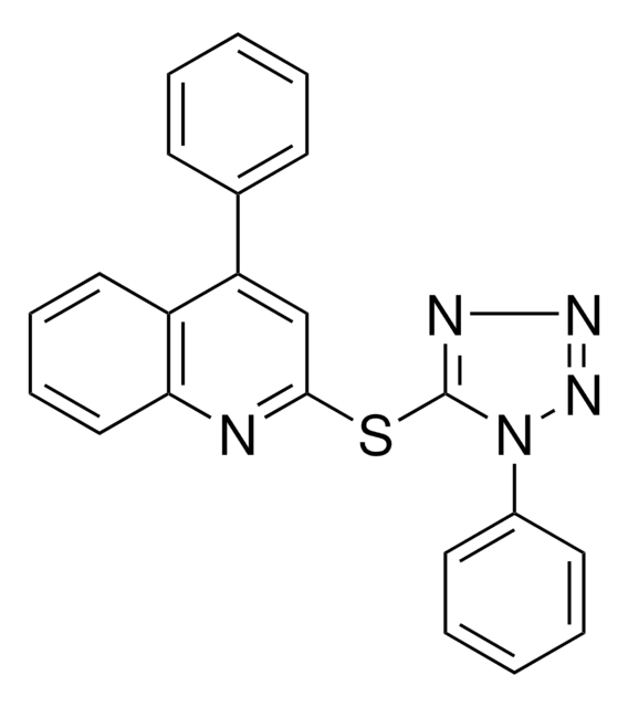 4-PHENYL-2-((1-PHENYL-1H-TETRAAZOL-5-YL)THIO)QUINOLINE AldrichCPR