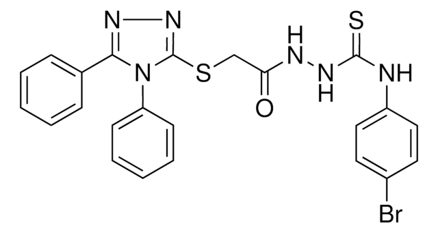 N-(4-BROMOPHENYL)-2-{[(4,5-DIPHENYL-4H-1,2,4-TRIAZOL-3-YL)SULFANYL]ACETYL}HYDRAZINECARBOTHIOAMIDE AldrichCPR