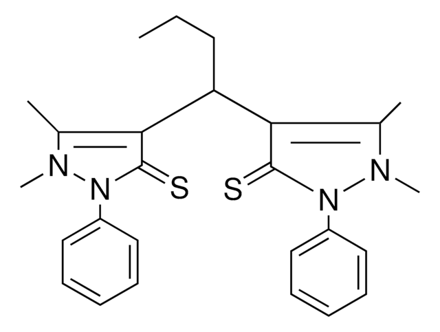 4,4'-(BUTANE-1,1-DIYL)BIS(1,5-DIMETHYL-2-PHENYL-1H-PYRAZOLE-3(2H)-THIONE) AldrichCPR