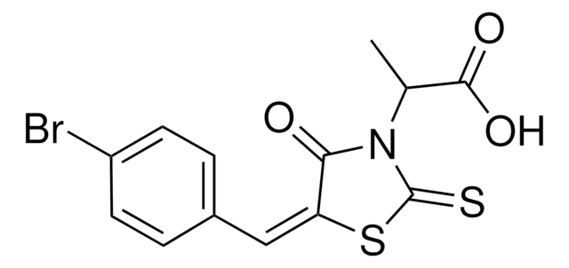 2-(5-(4-BROMOBENZYLIDENE)-4-OXO-2-THIOXO-1,3-THIAZOLIDIN-3-YL)PROPANOIC ACID AldrichCPR