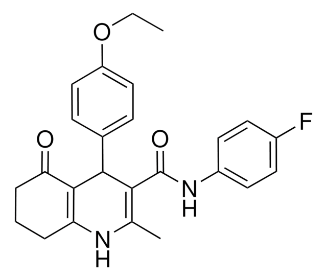 4-(4-ETHOXYPHENYL)-N-(4-FLUOROPHENYL)-2-METHYL-5-OXO-1,4,5,6,7,8-HEXAHYDRO-3-QUINOLINECARBOXAMIDE AldrichCPR