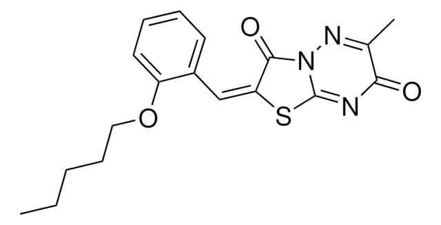 (2E)-6-METHYL-2-[2-(PENTYLOXY)BENZYLIDENE]-7H-[1,3]THIAZOLO[3,2-B][1,2,4]TRIAZINE-3,7(2H)-DIONE AldrichCPR