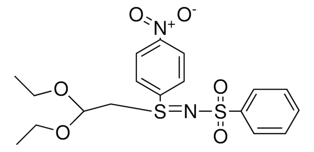 N-[(2,2-DIETHOXYETHYL)(4-NITROPHENYL)-LAMBDA(4)-SULFANYLIDENE]BENZENESULFONAMIDE AldrichCPR