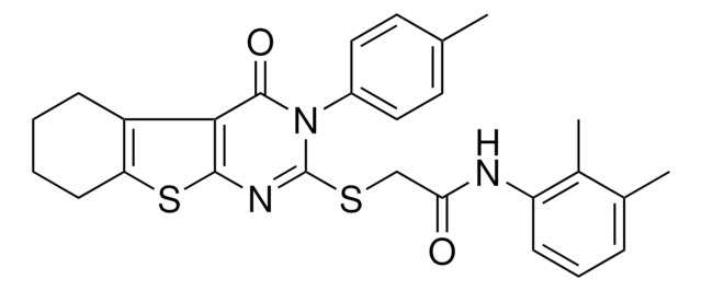 N-(2,3-DIMETHYLPHENYL)-2-{[3-(4-METHYLPHENYL)-4-OXO-3,4,5,6,7,8-HEXAHYDRO[1]BENZOTHIENO[2,3-D]PYRIMIDIN-2-YL]SULFANYL}ACETAMIDE AldrichCPR