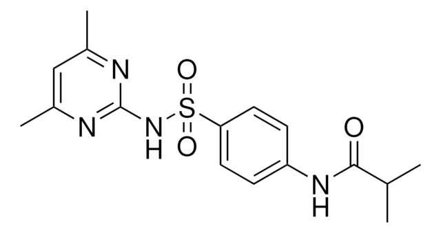 N-(4-(((4,6-DIMETHYL-2-PYRIMIDINYL)AMINO)SULFONYL)PHENYL)-2-METHYLPROPANAMIDE AldrichCPR