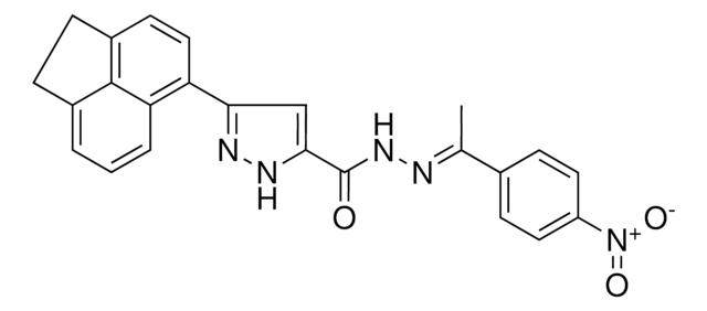 3-(1,2-DIHYDRO-5-ACENAPHTHYLENYL)-N'-[(E)-1-(4-NITROPHENYL)ETHYLIDENE]-1H-PYRAZOLE-5-CARBOHYDRAZIDE AldrichCPR