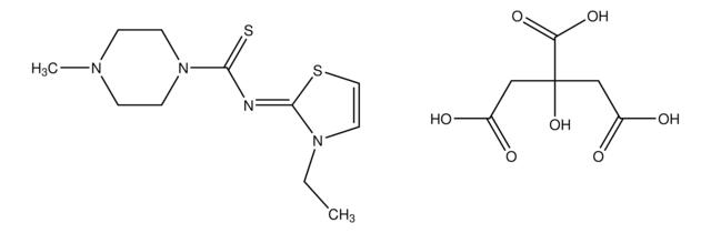 N-((2Z)-3-ethyl-1,3-thiazol-2(3H)-ylidene)-4-methyl-1-piperazinecarbothioamide 2-hydroxy-1,2,3-propanetricarboxylate AldrichCPR