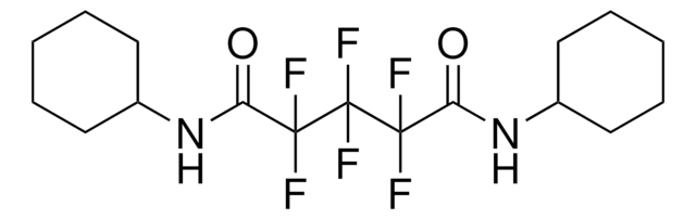 N(1),N(5)-DICYCLOHEXYL-2,2,3,3,4,4-HEXAFLUOROPENTANEDIAMIDE AldrichCPR