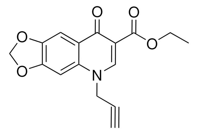 ETHYL 8-OXO-5-(2-PROPYNYL)-5,8-DIHYDRO(1,3)DIOXOLO(4,5-G)QUINOLINE-7-CARBOXYLATE AldrichCPR